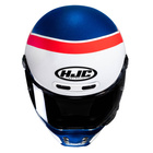 Kask motocyklowy integralny custom cruiser HJC V10 Grape niebieski/czerwony