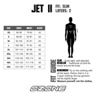 Kurtka motocyklowa tekstylna miejska OZONE JET II czarna żółty fluo