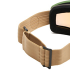 Gogle Snowboardowe IMX Peak Green Matt/Sand - Szyba Podwójna Gold Irridium + Brown