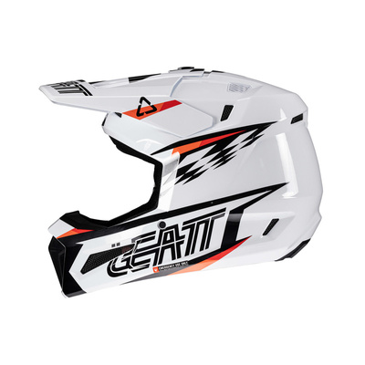 Kask motocyklowy LEATT Kit Moto 3.5 V25 White z goglami