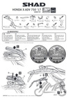 Stelaż kufra bocznego 3P motocyklowego SHAD do Honda X-ADV