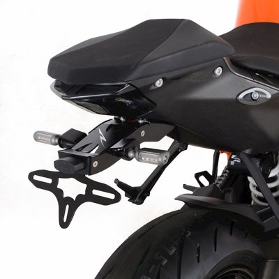 Mocowanie motocyklowe tablicy rejestracyjnej RG Racing KTM 1290 Super Duke R 2020- czarne