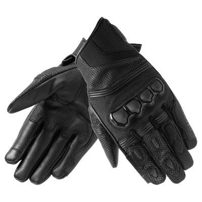 Rękawice motocyklowe miejskie/turystyczne Rebelhorn PATROL krótkie czarny