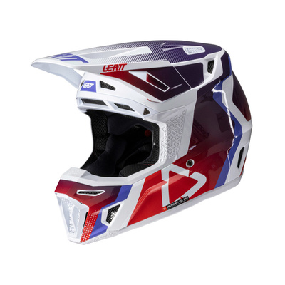 Kask motocyklowy LEATT Kit Moto 8.5 V25 Sunburn z goglami