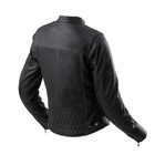 Damska kurtka motocyklowa skórzana miejska Rebelhorn HUNTER II czarny mat