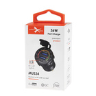 Motocyklowe gniazdo 2 x USB QC 3.0 - 36 W - MUS34