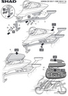 Stelaż kufra tylnego motocyklowego SHAD do Honda CB 500 F