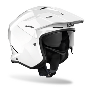 Kask motocyklowy AIROH Kombakt biały