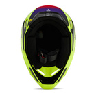 Kask cross offroad motocyklowy FOX V1 Flora Helmet żółty