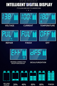 Prostownik akumulatorowy FREEDCONN red RJ-C 121001A