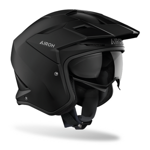 Kask motocyklowy AIROH Kombakt czarny matowy