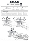 Stelaż kufra tylnego SHAD do BMW F750GS F850GS 2018