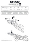 Stelaż kufra tylnego SHAD do Zontes T310