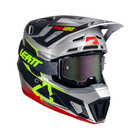 Kask motocyklowy LEATT Kit Moto 7.5 V25 Steel z goglami