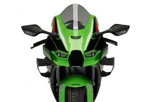 Boczne spoilery dociskowe do Kawasaki ZX-10R 21-24 (Race) Czarny