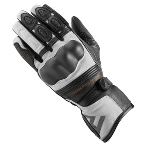 Damskie rękawice motocyklowe miejskie/turystyczne Rebelhorn PATROL czarny-szary