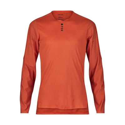 Koszulka rowerowa z długim rękawem FOX Flexair Pro Atomic Orange