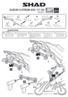 Stelaż boczny 3P SHAD kufra motocyklowego do Suzuki V-Strom DL