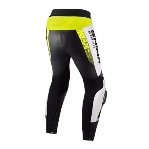 Spodnie motocyklowe skórzane sportowe Shima STR 2.0 fluo