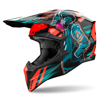 Kask motocyklowy AIROH Wraaap Cyber