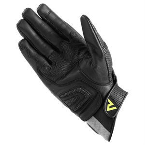 Rękawice motocyklowe miejskie/turystyczne Rebelhorn PATROL krótkie czarny-szary