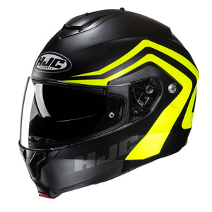 Kask motocyklowy szczękowy HJC C91N Nepos czarny/żółty