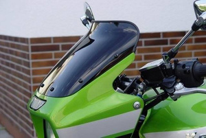 Szyba motocyklowa MRA KAWASAKI ZRX 1200 R, ZRT20A, 2001-, forma S, przyciemniana