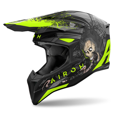 Kask motocyklowy AIROH Wraaap Darkness