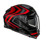 Kask motocyklowy integralny HJC F71 Carbon Nevio czarny/czerwony