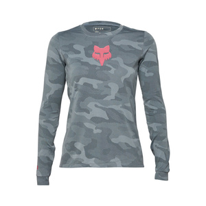 Koszulka rowerowa z długim rękawem damska FOX Lady Ranger Tru Dri Cloud Grey