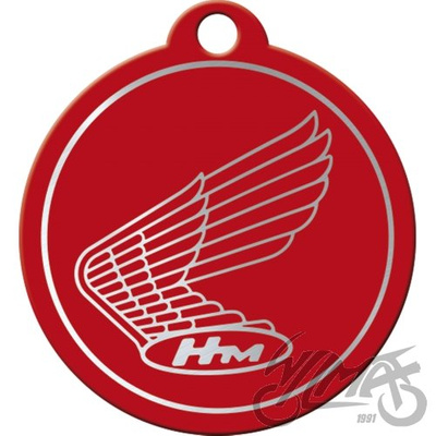 Brelok Do Kluczy Honda Logo Red 48044