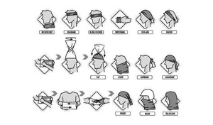 Chusta BUFF Lightweight Merino Wool Solid Black