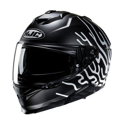 Kask motocyklowy integralny HJC I71 Celos czarny/srebrny