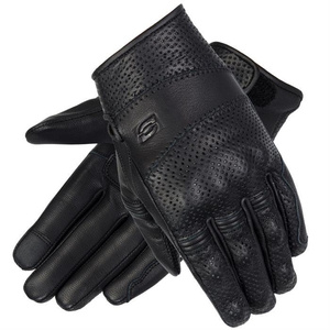 Damskie rękawice motocyklowe skórzane OZONE STICK CUSTOM II czarne