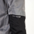 Damska kurtka motocyklowa miejska tekstylna OZONE DART SILVER czarna