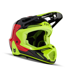 Kask cross offroad motocyklowy FOX V3 Revise Helmet Navy/pomarańczowy