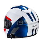 Kask motocyklowy szczękowy HJC I91 Bina biały/niebieski