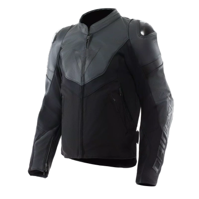 Skórzano-tekstylna kurtka motocyklowa DAINESE IPERATTIVA czarna