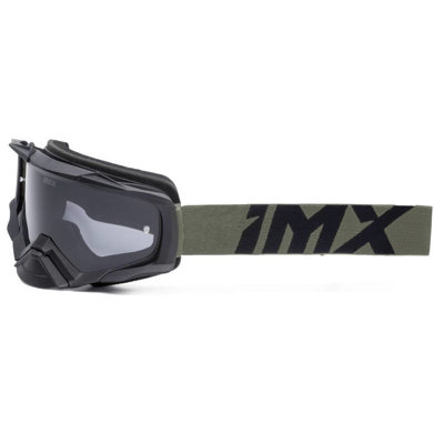 Gogle motocyklowe IMX Dust Black Matt/Bronze - Szyba Dark Smoke + Clear (2 Szyby W Zestawie)