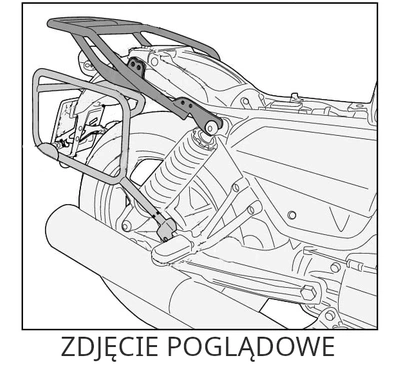 Stelaż kufra tylnego SHAD do SYM Allo