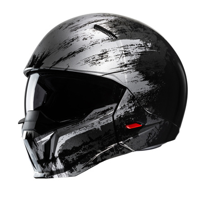 Kask motocyklowy otwarty HJC I20 Furia srebrny/czarny