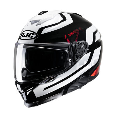 Kask motocyklowy integralny HJC I71 Enta czarny/czerwony