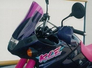 Szyba motocyklowa MRA KAWASAKI KLE 500, LE500A, -1993, forma T, przyciemniana