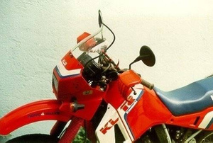 Szyba motocyklowa MRA KAWASAKI KLR 650, , 1987-1988, forma T, czarna