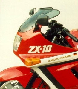 Szyba motocyklowa MRA KAWASAKI ZX 10, ZXT00B, -2003, forma S, bezbarwna